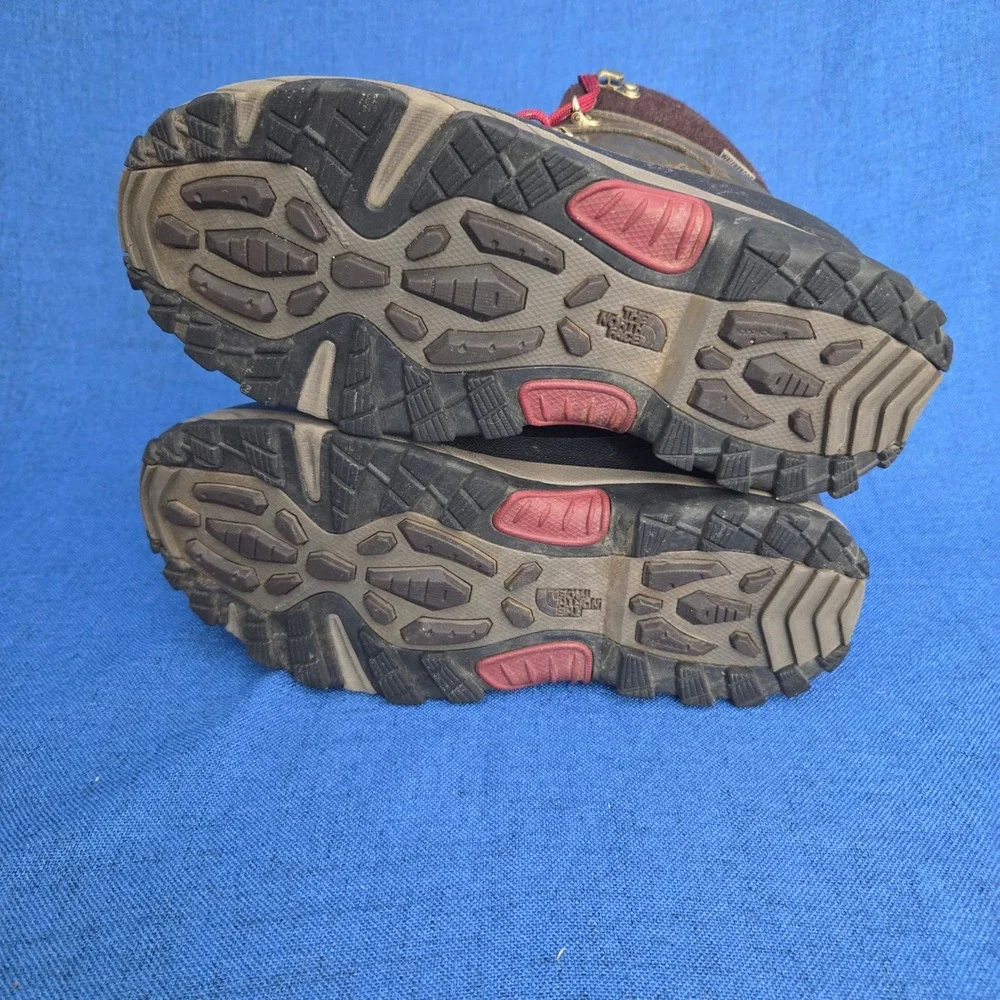 North Face Chilkat II Mens Brown Waterproof Winter Boots Heatseeker A0W4 10.5